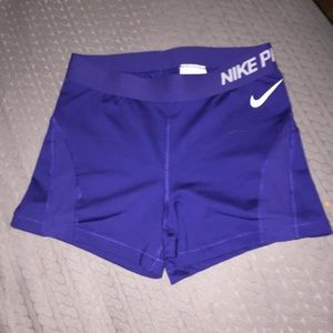 Royal Blue Nike Pro Spandex